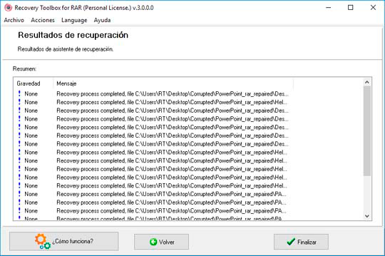 rar reparar