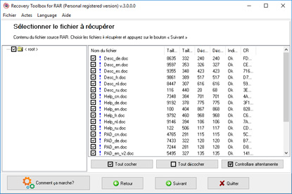 logiciel de réparation de fichiers rar corrompus